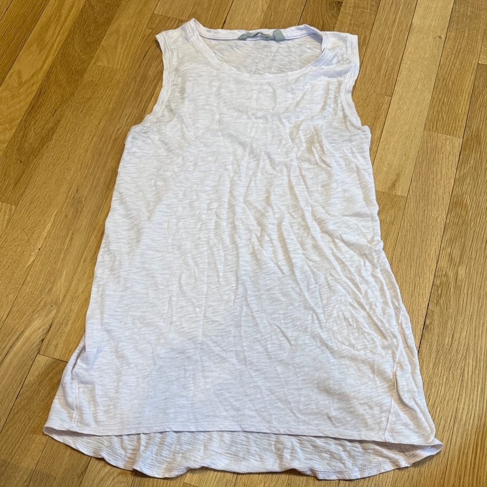 Athleta Sleeveless Light Pink Tissue Tank Top